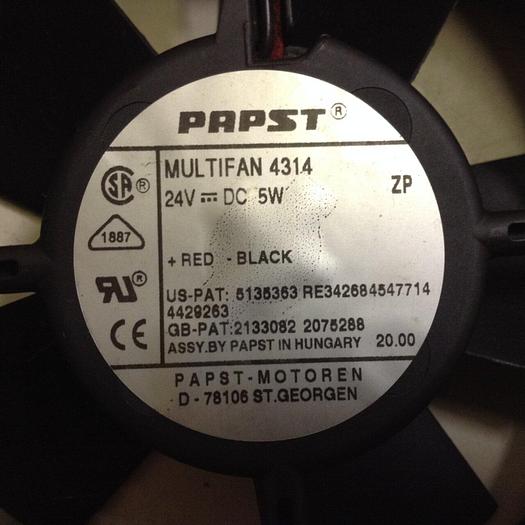 Used PAPST Multifan 4314 #86230