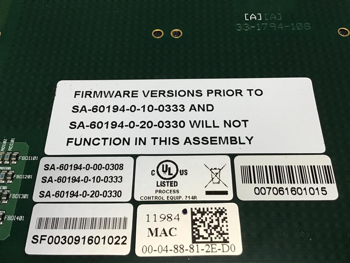 Used BARBER COLMAN A-60194-009-1 Circuit Board Used #141667