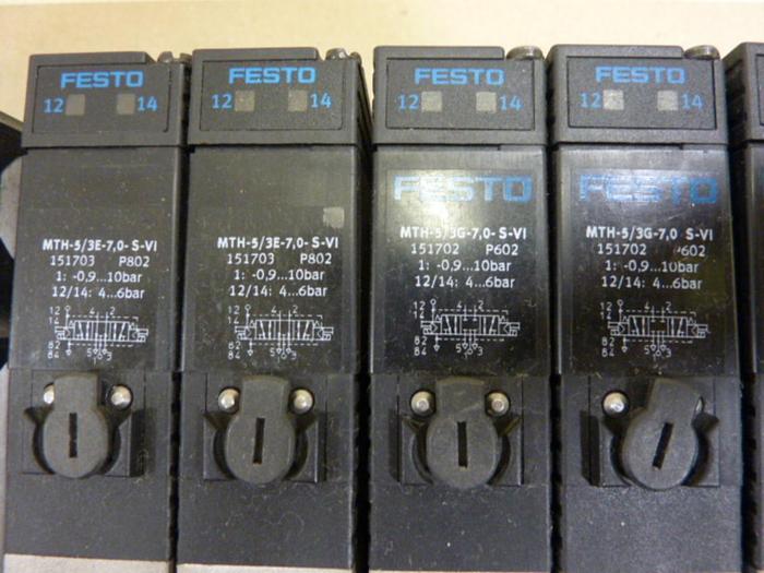 Used FESTO Control Block w/ Valves IFB8-03 #52693