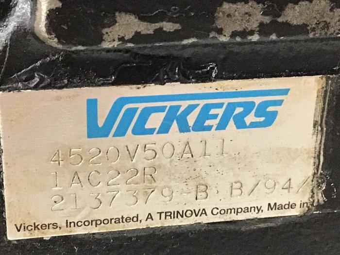 Used VICKERS Hydraulic Vane Pump 4520V50A11 #137385
