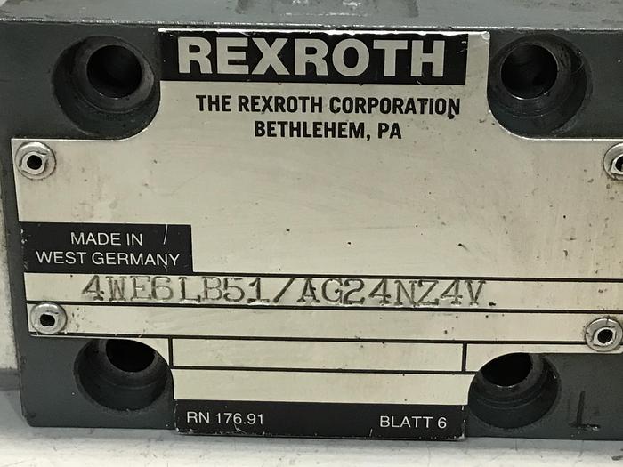 Used REXROTH 4WE6LB51/AG24NZ4V