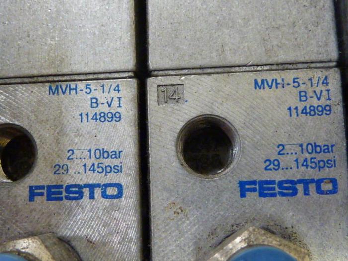 Used FESTO Control Block / Valve Terminal IFB8-02 #52838