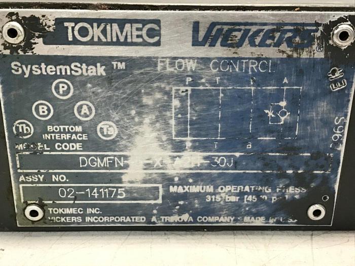 Used VICKERS Valve DGMFN-5-X-A2H-30J #134312