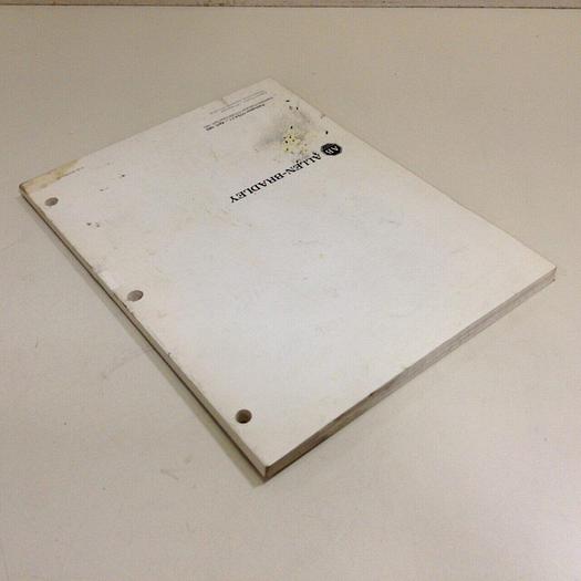 Used ALLEN BRADLEY Installation & Operation Manual 1775-6.7.1 #70857
