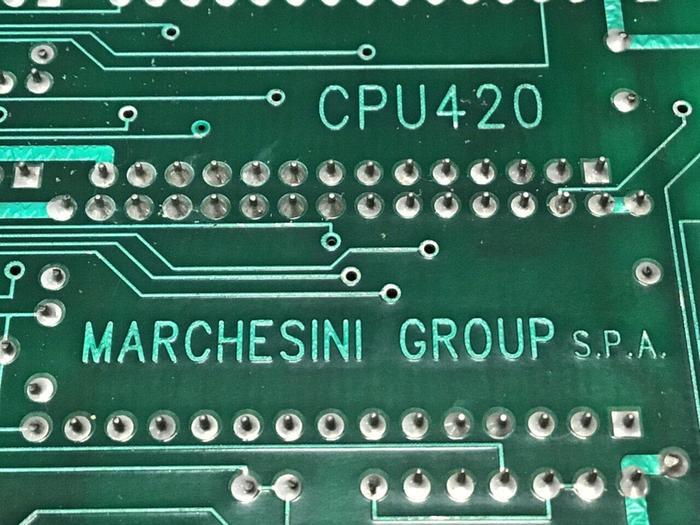 Used MARCHESINI PACKAGING MACHINERY Circuit Board E80000000420 Used #136134