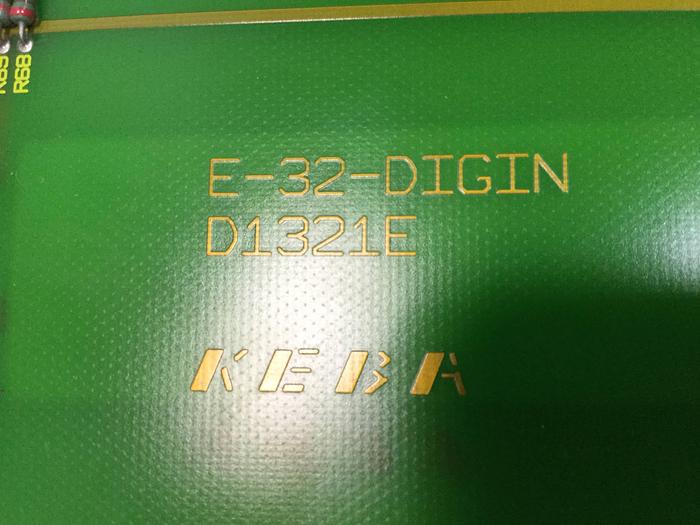 Used KEBA Engel Circuit Board E-32-DIGIN D1321E Used