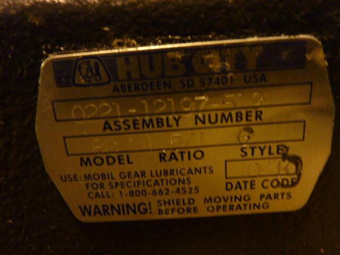HUB CITY 0221-12197-519 Bevel Gear Drive 88 #28911