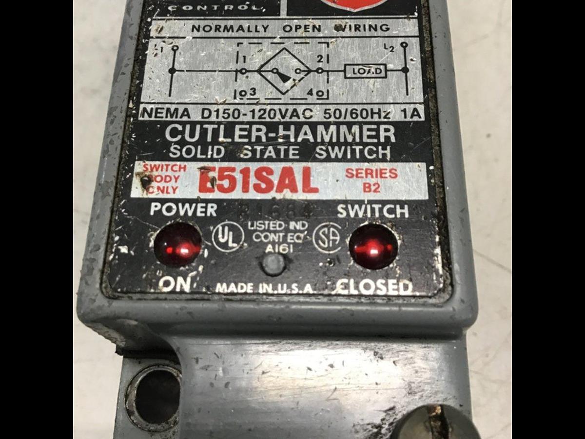 Used CUTLER HAMMER Proximity Switch E51SAL Used