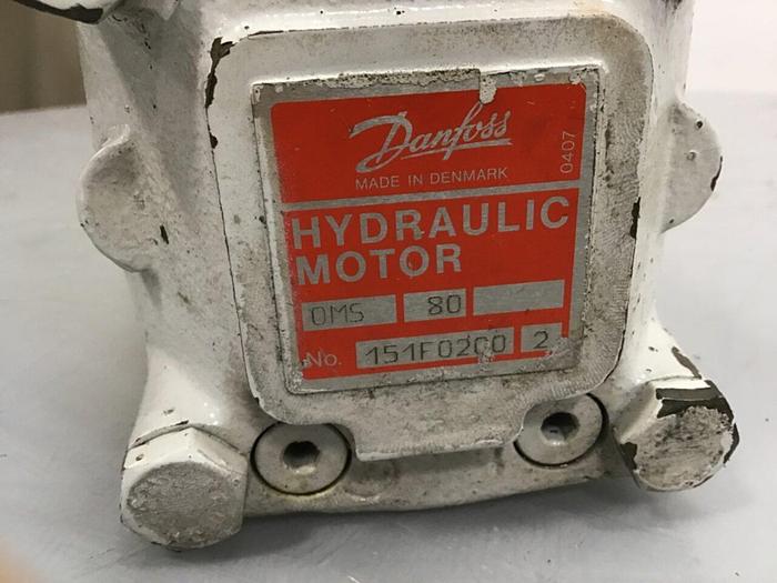 Used DANFOSS Hydraulic Motor 151F0200 2 OMS80 #138762