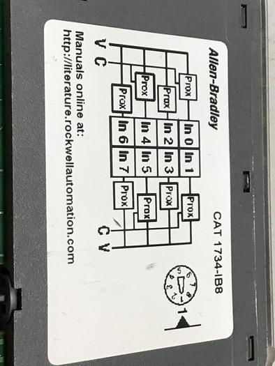 Used ALLEN BRADLEY Input Module 1734-IB8 SER D #133704
