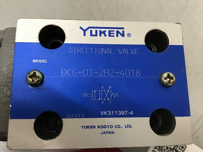 Used YUKEN Directional Valve DCG-01-2B2-4018 #105814