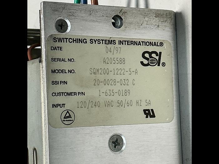 Used SSI SQM200-1222-5-A