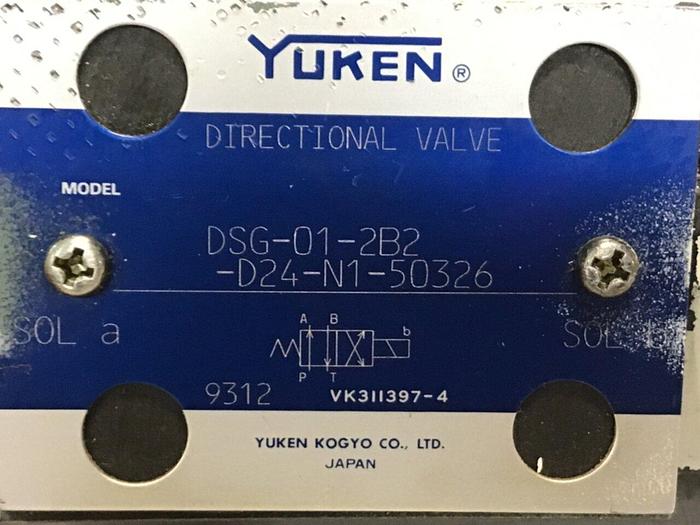 Used YUKEN Valve DSG-01-2B2-D24-N1-50326 #135189