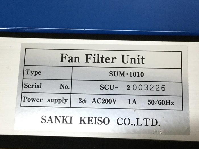 Used SANKI CO Fan Filter Unit SUM1010 #105774