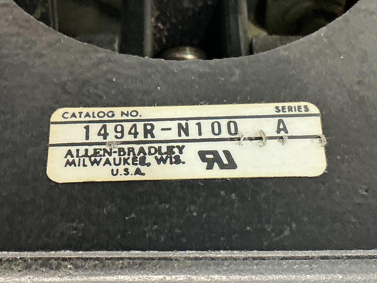 Used ALLEN BRADLEY 1494R-N100