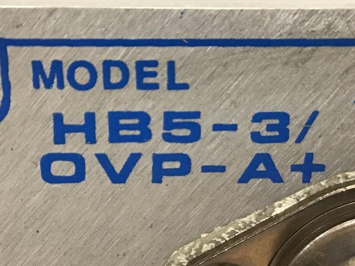 Used POWER ONE Power Supply HB5-3/OVP-A+ #104722