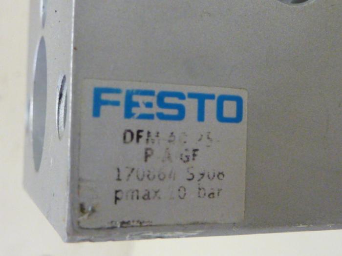 Used FESTO Pneumatic Cylinder DFM-40-25-P-A-GF #57353