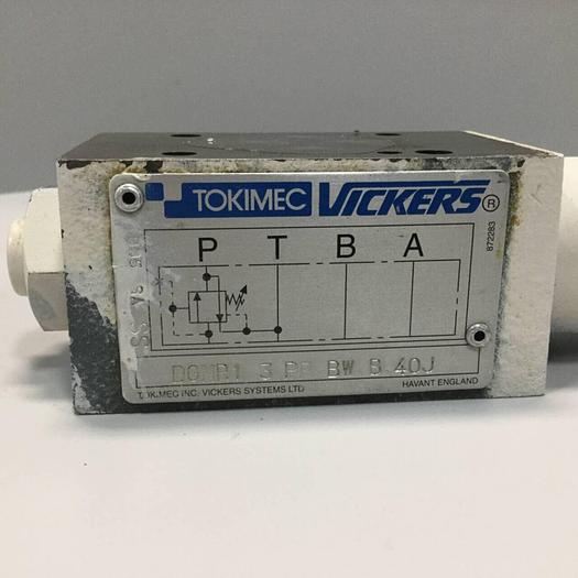 Used VICKERS Tokimec Valve DGMRI3PPBW40J #94135