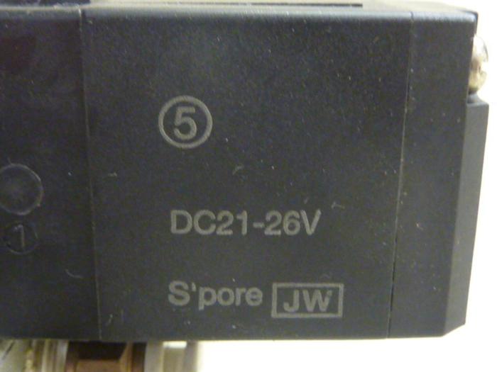 Used SMC Block w/ Valves BLOCK343 #61343