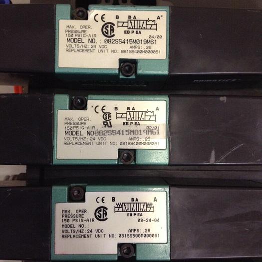 Used NUMATICS Solenoid Valve 082SS415M019M61 #80028