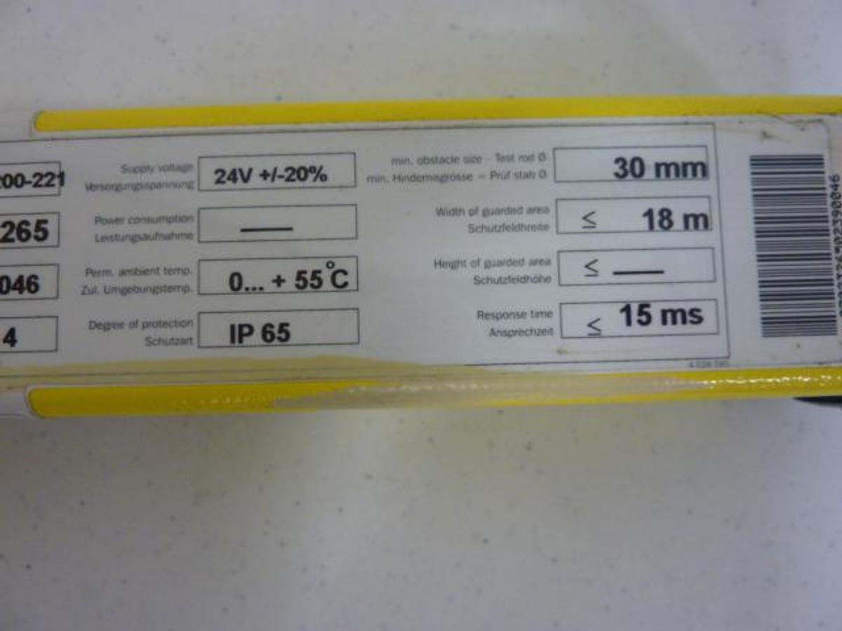 Used SICK OPTIC ELECTRONIC Light Curtain Receiver FGSE 1200-221 #49844