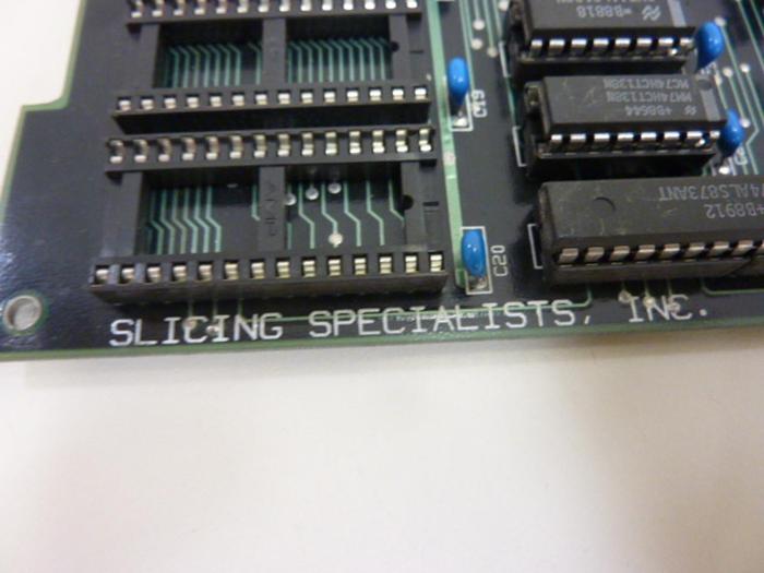 Used SLICING SPECIALIST Circuit Board CB629 #47629