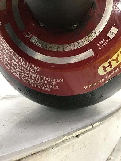 Used HYDAC Accumulator SB330-4F1/112U-210C #123415