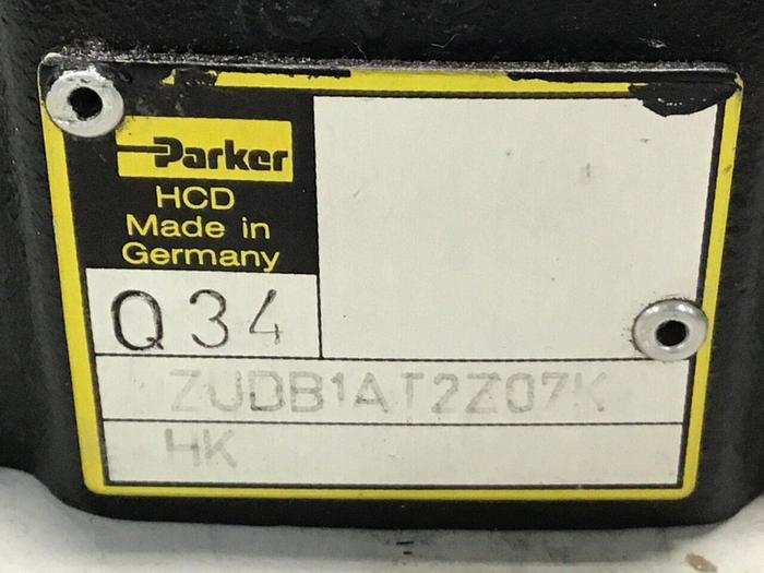 Used PARKER Valve ZUDB1AT2Z07K Used