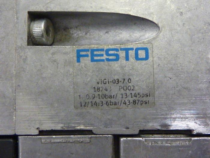 Used FESTO Control Block / Valve Terminal IFB13-03 #63896