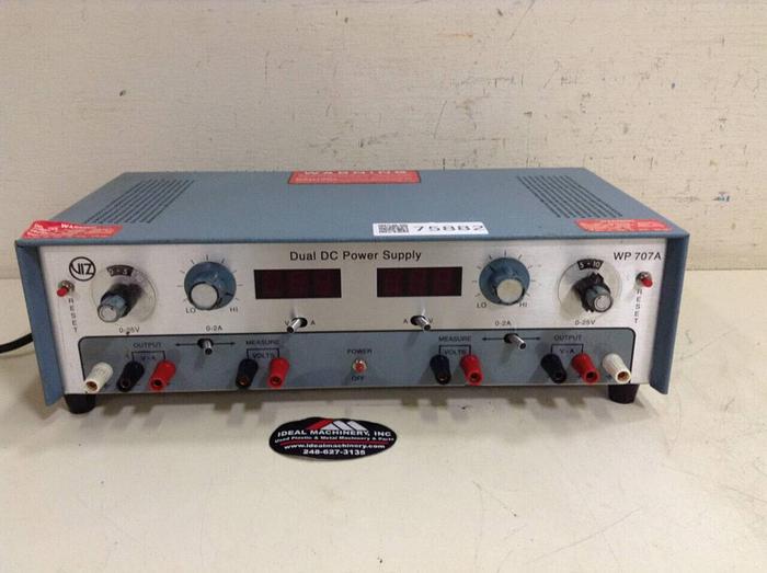 Used VIZ Dual DC Power Supply WP-707A #75882