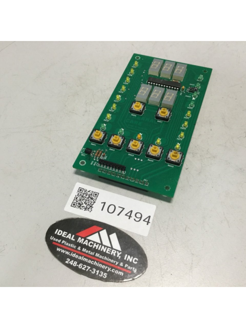 Used THERMAL CARE Circuit Board 785A224U02 USED