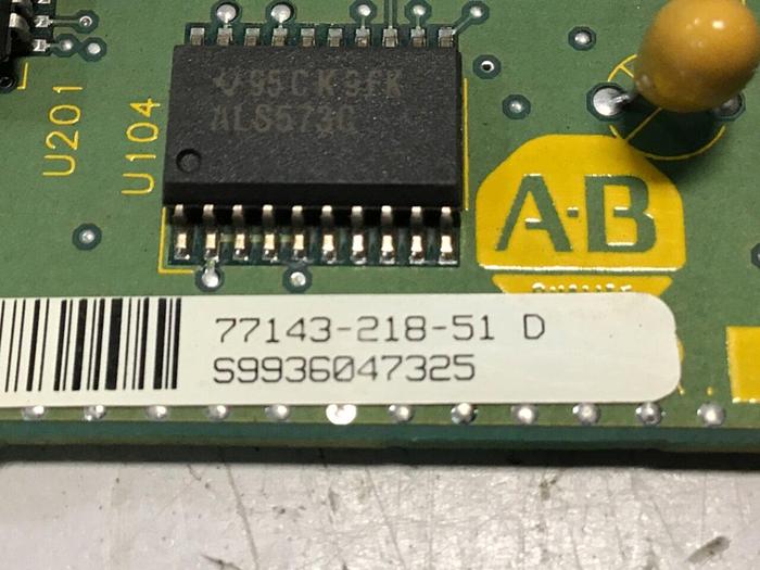 Used ALLEN BRADLEY Circuit Board 77143-218-51 Used