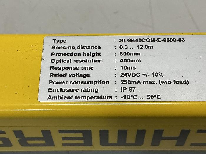 Used SCHMERSAL SLG440COM-E-0800-03