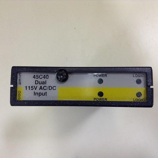 Used RELIANCE ELECTRIC Input Module 45C040 #71511
