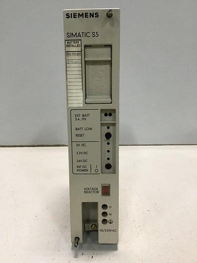 Used SIEMENS Power Supply 6ES5 951-7LD12 #91972