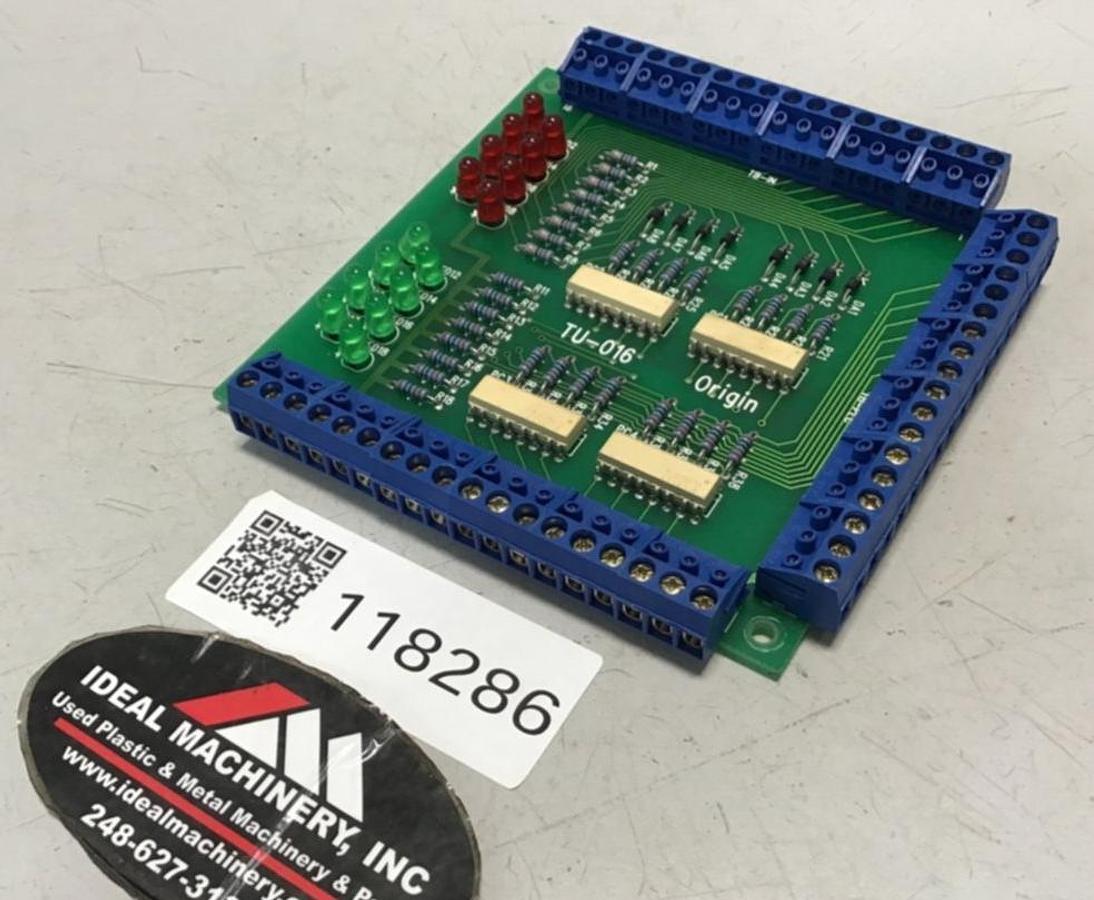 Used ORIGIN ELECTRIC Circuit Board TU-016 USED