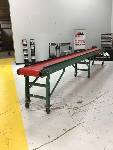 Used GENERIC Adjustable Leg Conveyor 240X18 BELT Used