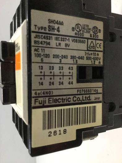 Used FUJI ELECTRIC Contactor SC-4 SH04AA #97907