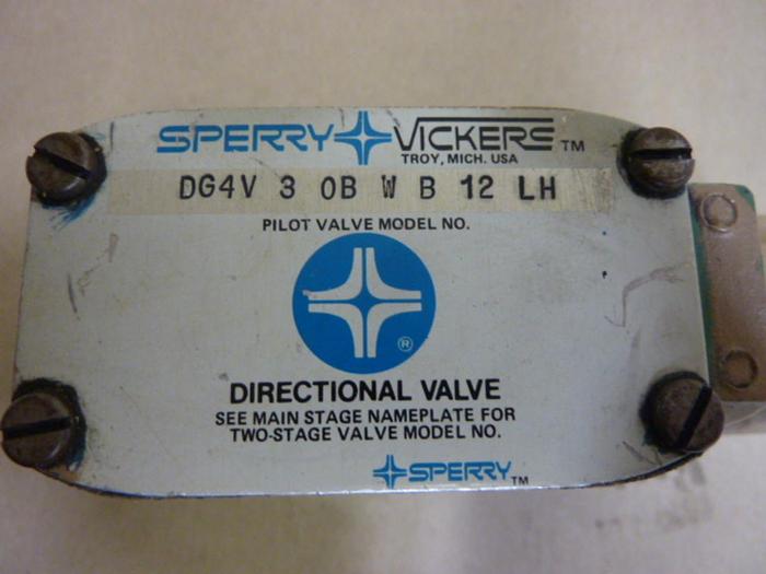 Used VICKERS Directional Valve DG4V30BWB12LH #64619