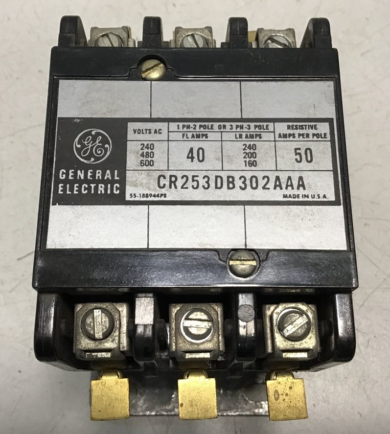 Used GENERAL ELECTRIC / GE Contactor CR253DB302AAA USED
