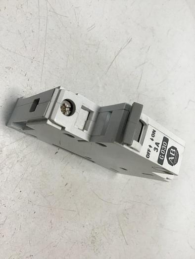 Used ALLEN BRADLEY 3 Amp Circuit Breaker 1492-CB1/G030 SER B #29356
