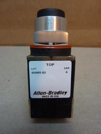 ALLEN BRADLEY Push Button 800MR-B2B BLACK #29757