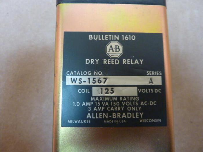 Used ALLEN BRADLEY Dry Reed Relay WS-1567 SER A #27725