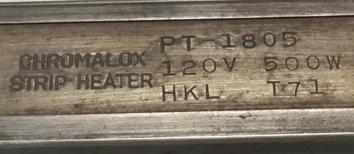 CHROMALOX 500 Watt Strip Heater Band PT1805 HKL 500W NEW