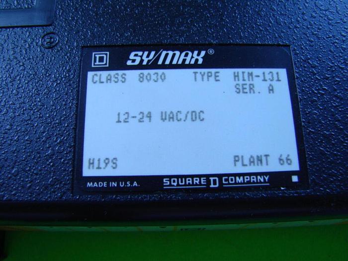 Used SQUARE D Input Module 8030-HIM-131 #11099