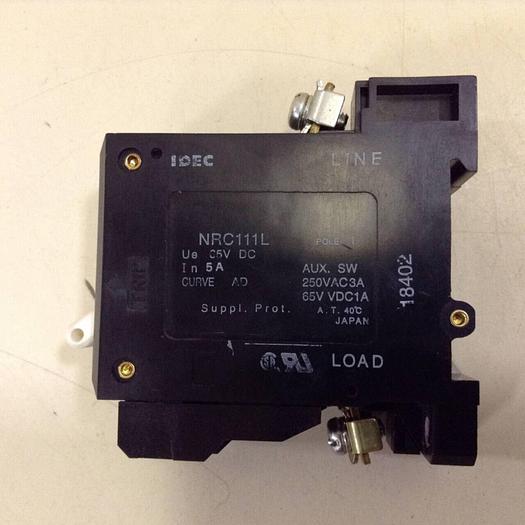 Used IDEC Circuit Protector NRC111L/5A #75674