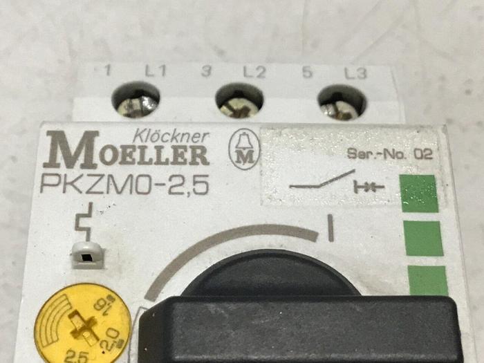 Used MOELLER Circuit Breaker Motor PKZM0-2.5 #128856