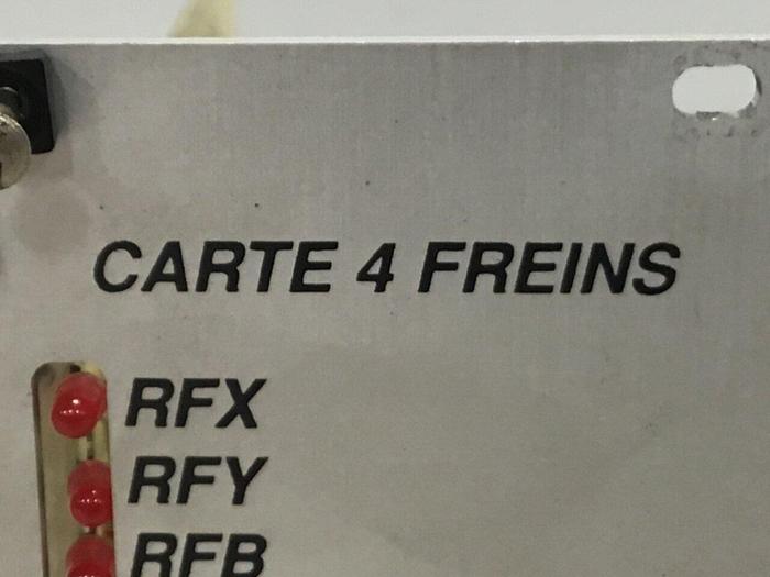 Used SEPRO Brake Card 333004 CARTE 4 FREINS #136882