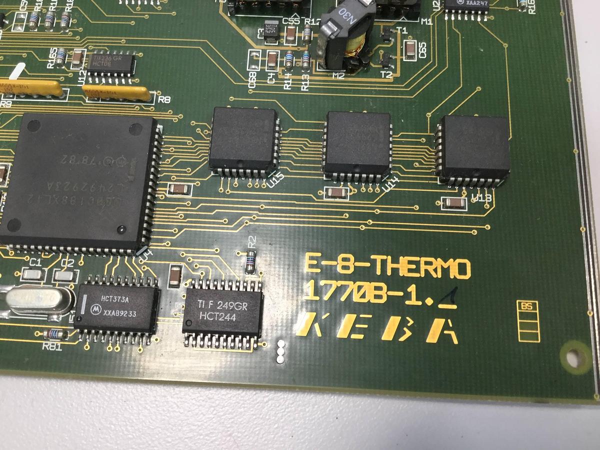 Used KEBA / Engel Circuit Board E-8-THERMO 1770B-1 #93085