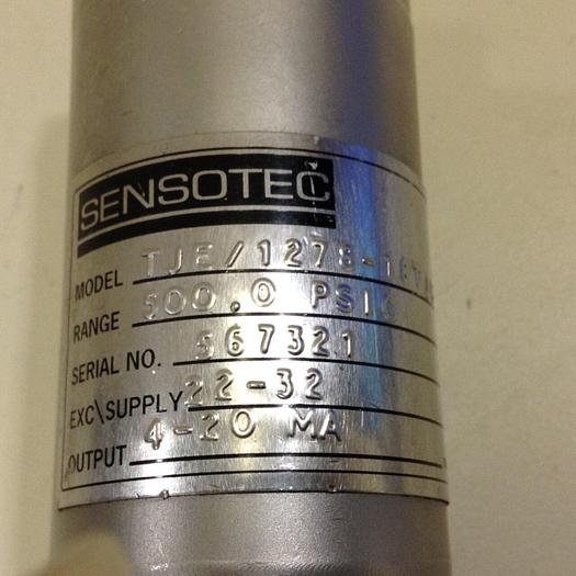 Used SENSOTEC Sensor TJE/1278-18TJG #77755